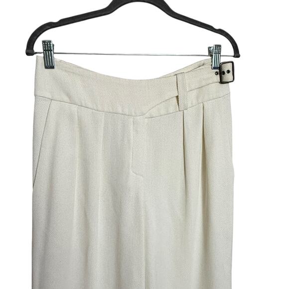 VERONIQUE LEROY PARIS Wide Leg Belted Pants Size 40 EU Made in France - Picture 10 of 11